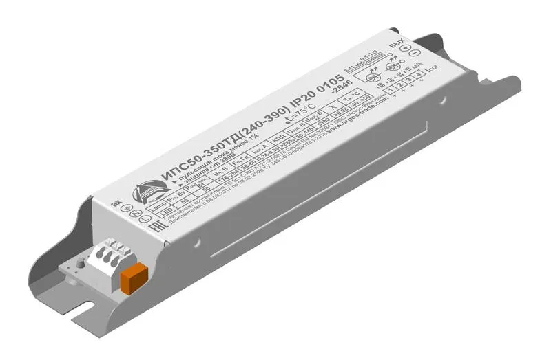 Источник питания ИПС50-350ТД(240-390) IP20 Аргос 0105-5753