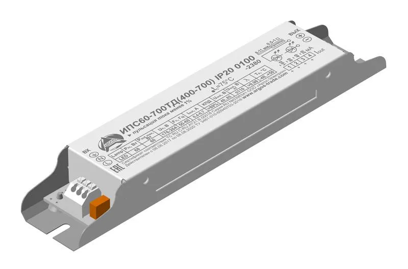 Источник питания ИПС60-700ТД(400-700I; 27-85U) IP20 0120 Аргос 258965А