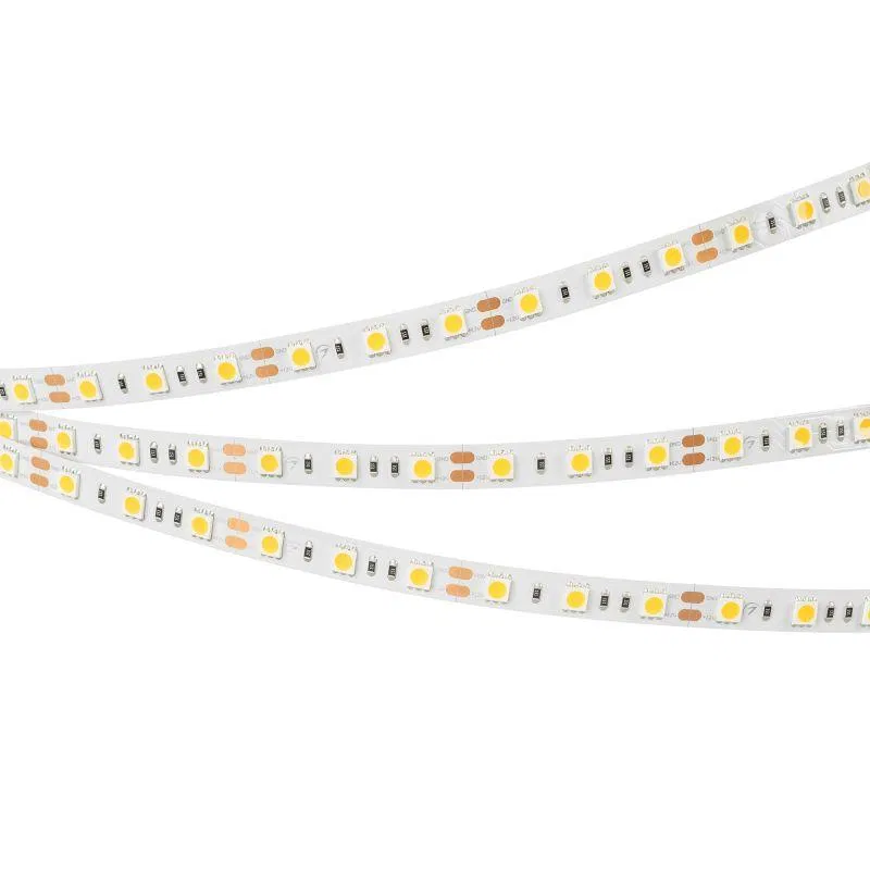 Лента светодиодная RT-B60-10mm 12V Warm 2700К 14.4Вт/м IP20 5060 (уп.5м) Arlight 012349(2)