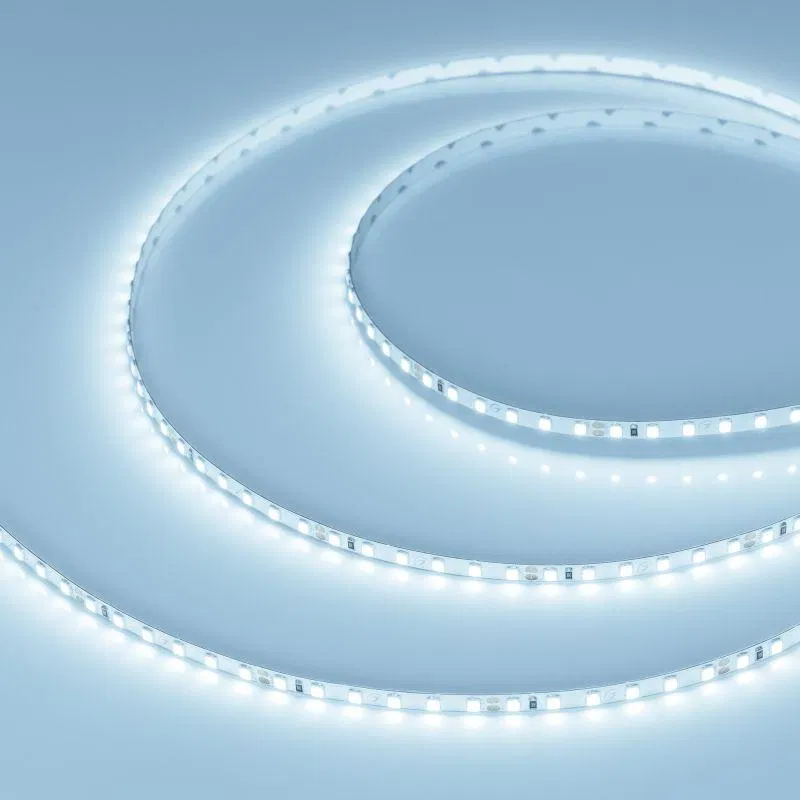 Лента светодиодная RT-A120-5mm 24V Cool 8000К 9.6Вт/м IP20 2835 (уп.5м) Arlight 015650(2)