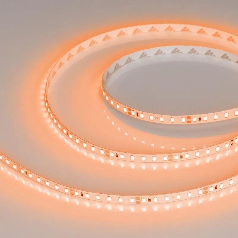 Лента светодиодная RT-A120-8mm 24V Orange 9.6Вт/м IP20 2835 (уп.5м) Arlight 015896(2)