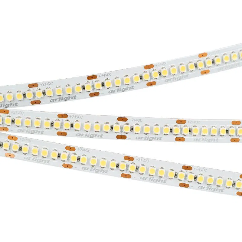 Лента светодиодная RT-A240-10mm 24V Cool 8000К 19.2Вт/м IP20 3528 (уп.5м) Arlight 018728(2)