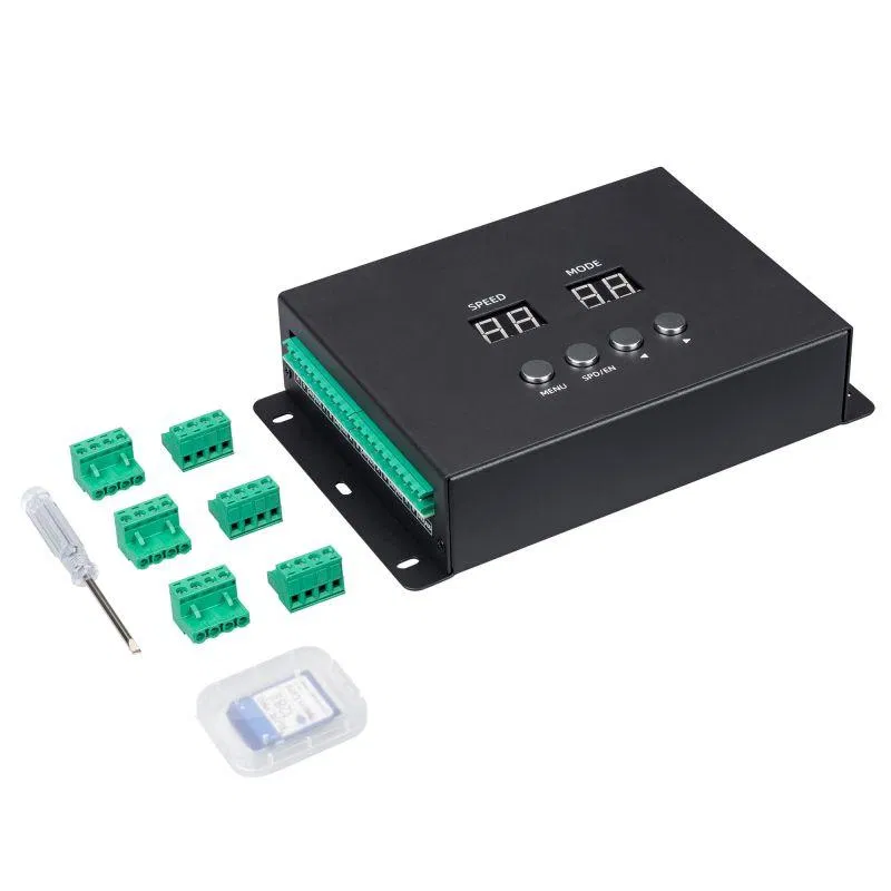 DMX Controller K-5000 220V SD-card 5x512 IP20 metal Arlight 024323