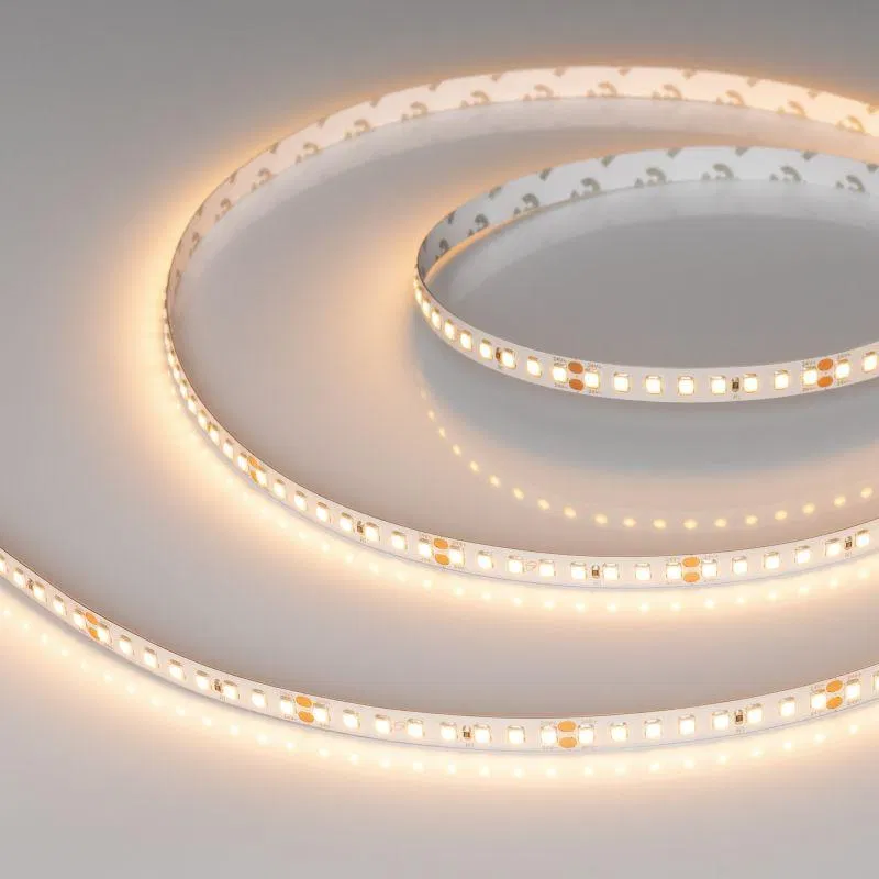 Лента светодиодная RT-A160-8mm 24V Warm 2700К 12Вт/м IP20 2835 (уп.50м) Arlight 024554(2)