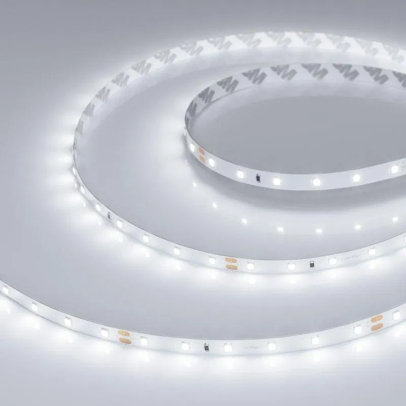 Лента светодиодная RT-A60-8mm 24V White 6000К 4.8Вт/м IP20 2835 (уп.50м) Arlight 024581(2)