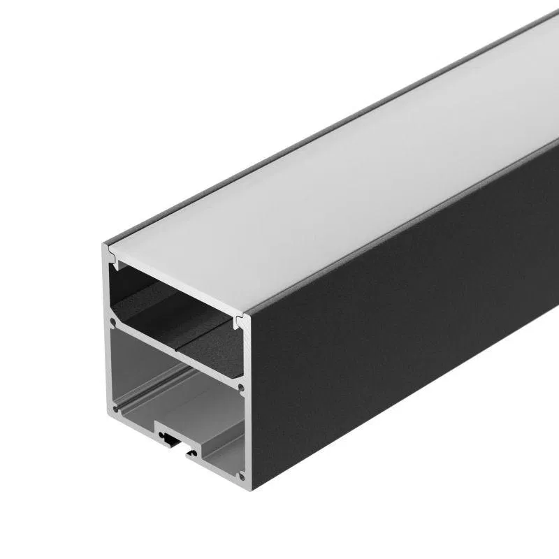 Профиль SL-LINE-5050-2500 BLACK+OPAL с экраном алюм. Arlight 027990