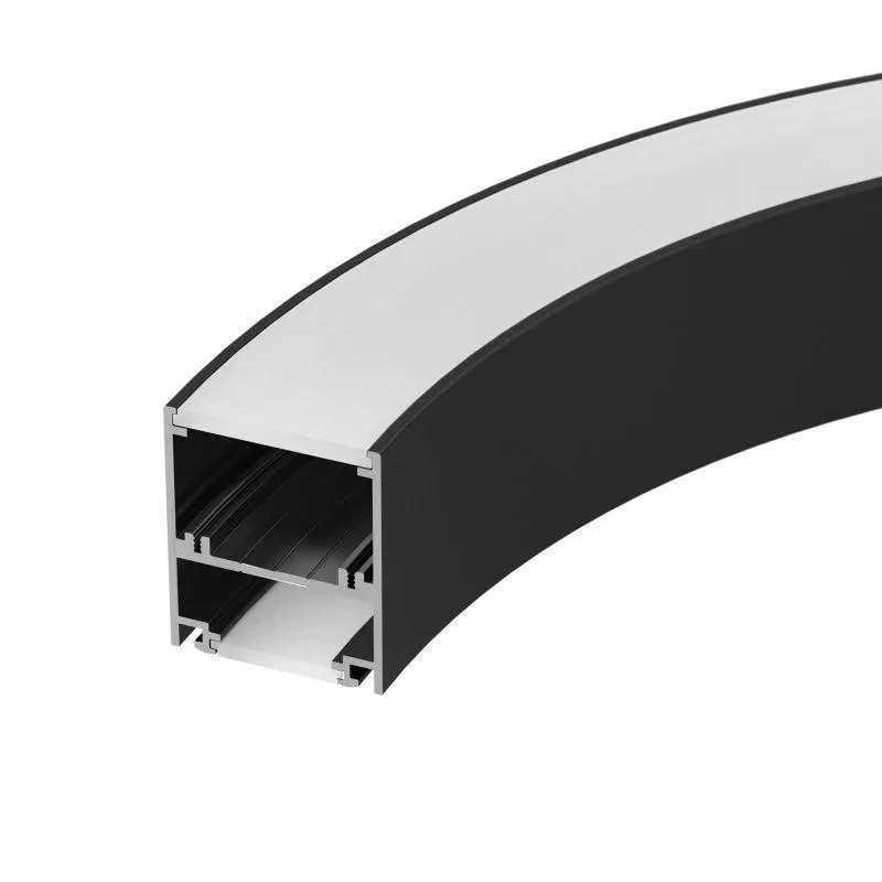 Профиль SL-ARC-5060-D1000-A45 BLACK (дуга 1 из 8) алюм. Arlight 029267
