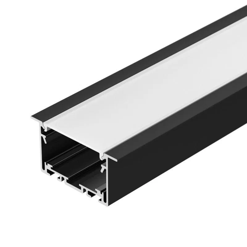 Профиль S2-LINIA69-F-2500 SEAMLESS BLACK алюм. Arlight 033534