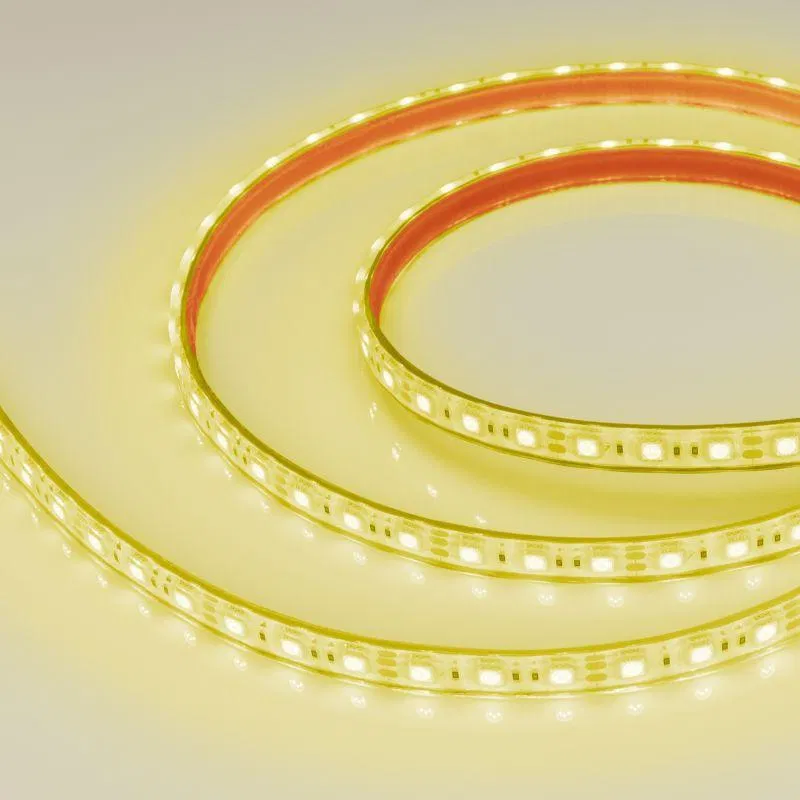 Лента светодиодная RTW-PFS-B60-13mm 12V Yellow 14.4Вт/м IP68 5060 герметичная (уп.5м) Arlight 036291