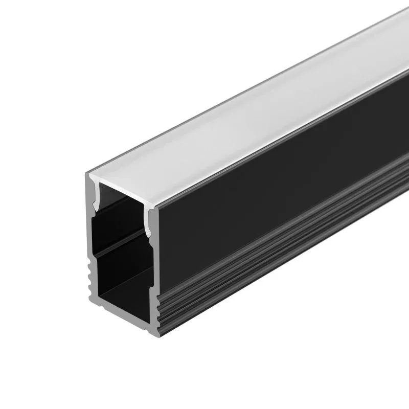 Профиль SL-MINI-8-H12-2000 BLACK L2000 алюм. Arlight 037106