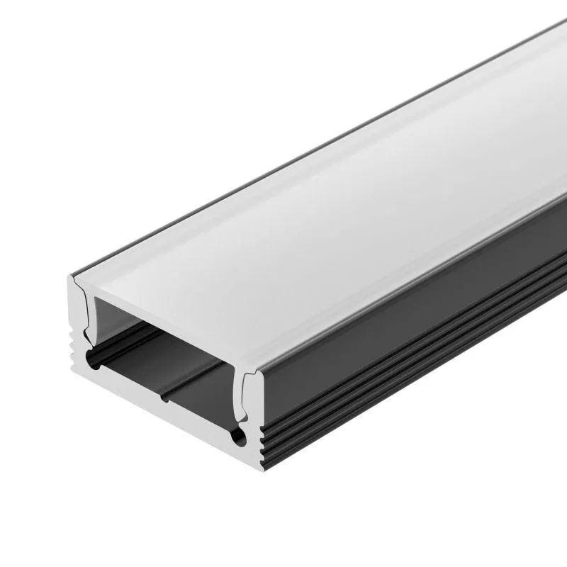 Профиль SL-SLIM-H7-2000 BLACK L2000 алюм. Arlight 037110