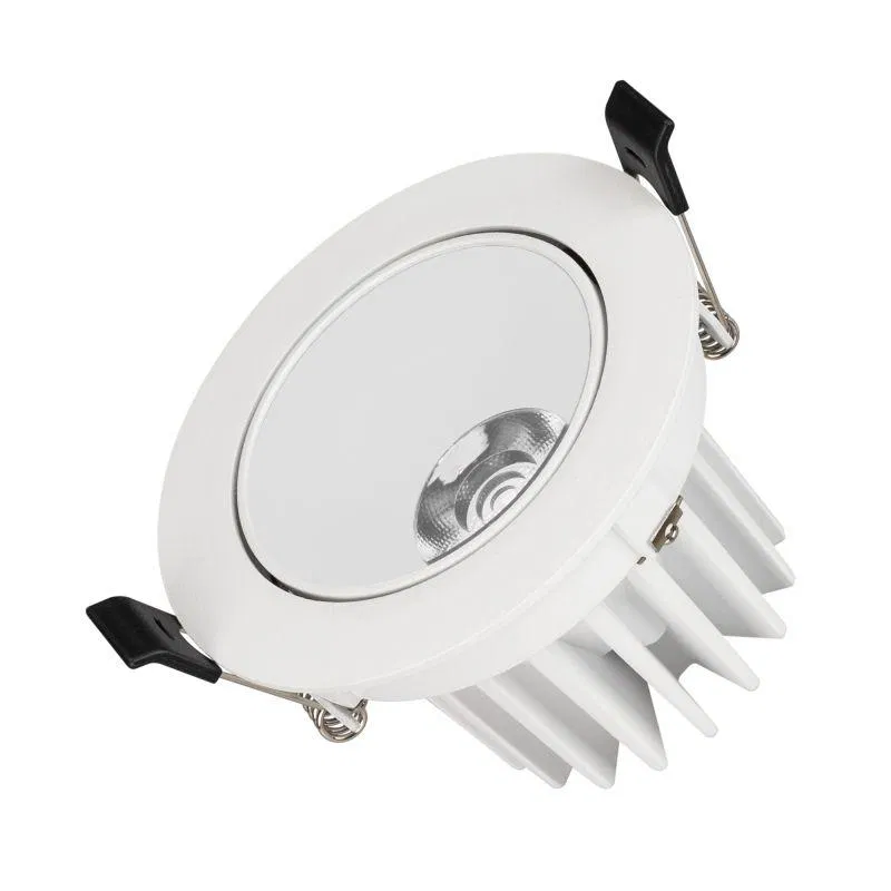 Светильник светодиодный MS-FORECAST-BUILT-TURN-R102-12W Warm3000 (WH-WH 32 deg 230В) IP20 металл Arlight 037188(1)