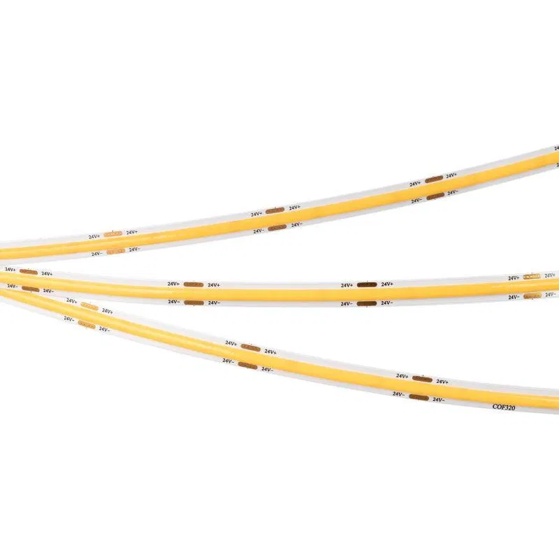 Лента светодиодная COB-X320-8mm 24V Warm 3000К 8Вт/м IP20 (уп.5м) Arlight 039022(1)