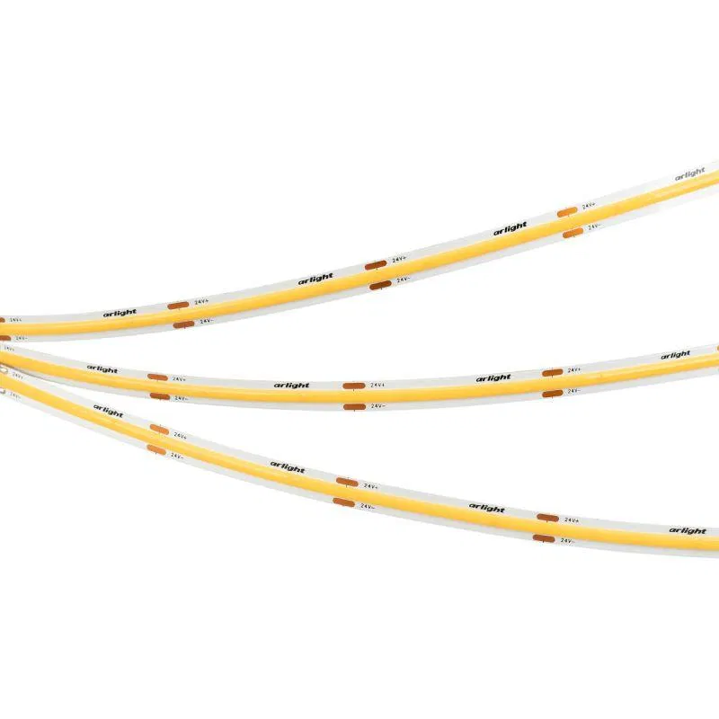 Лента светодиодная COB-X480-8mm 24V Warm 2700К 8Вт/м IP20 CSP (уп.5м) Arlight 039060