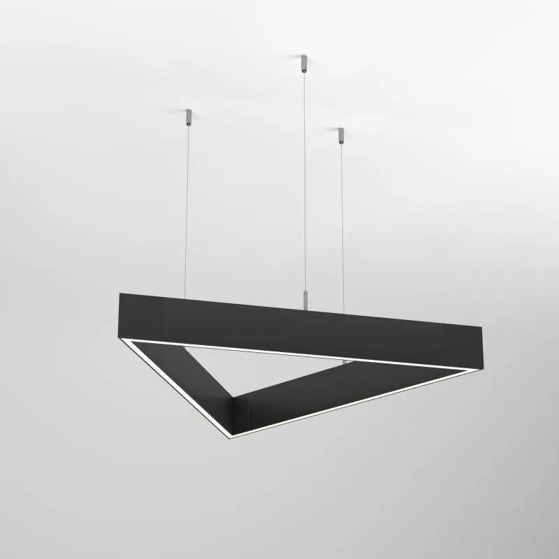 Светильник ALT-LINEAIR-TRIANGLE-FLAT-UPDOWN-DIM-1375-130W Warm3000 (BK 100 deg 230В) (IP20 металл) Arlight 040636
