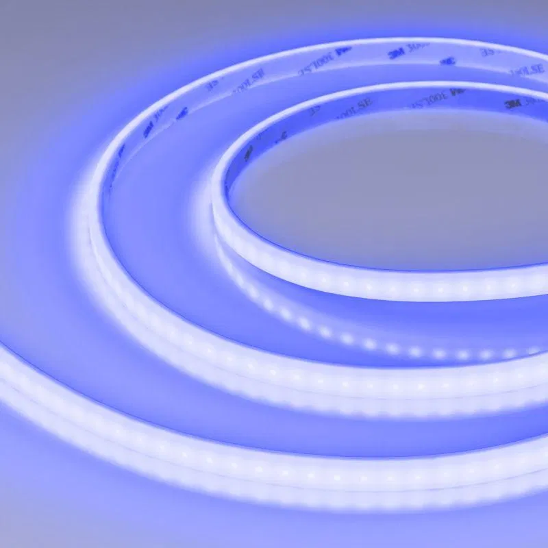Лента светодиодная RTW-PSW-A120-10mm 24V Blue 9.6Вт/м IP67 2835 герметичная (уп.5м) Arlight 040764
