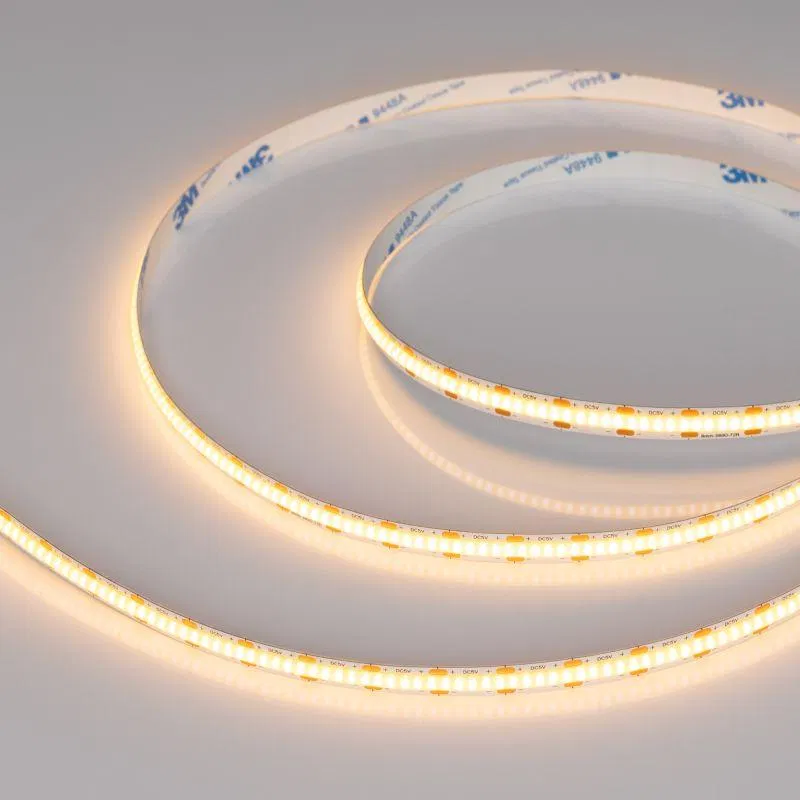 Лента светодиодная COB-X360-8mm 5V Warm 2700К 5Вт/м IP20 CSP (уп.5м) Arlight 041706