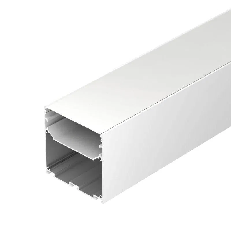 Профиль LINE-S-7575-3000 WHITE L3000 алюм. Arlight 041860
