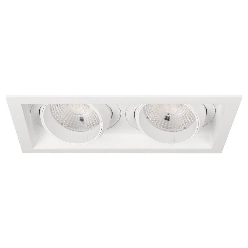 Светильник MS-VORTEX-BUILT-S250x140-2x30W Day4000 WH-WH 50 deg 230В 2х30Вт 4000К IP20 метал. Arlight 042370