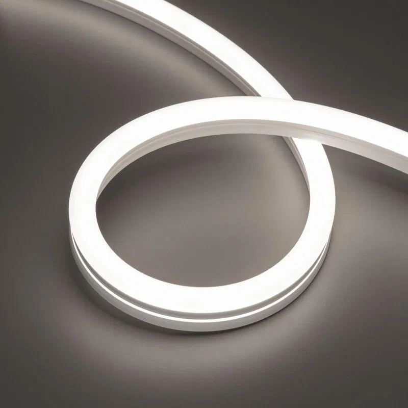 Лента светодиодная MOONLIGHT-SIDE-A140-12x24mm 24V Day 5000К 9.6Вт/м IP68 wire x2 прямой вывод кабеля герметичная (уп.5м) Arlight 042800