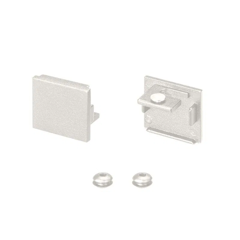 Заглушка SL-LINE-2522 WHITE глухая металл (комплект) Arlight 043120
