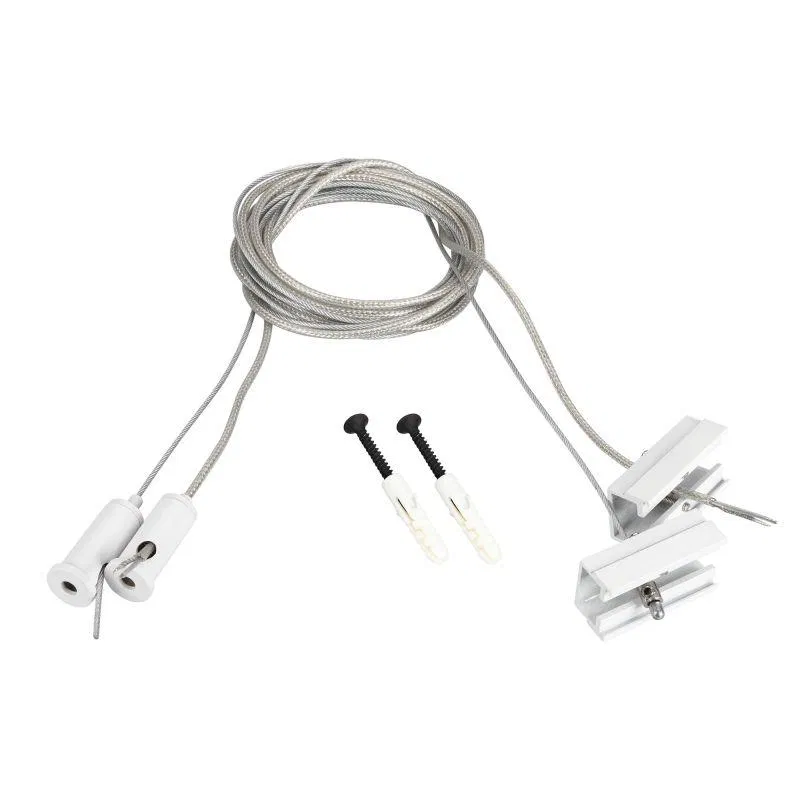 Подвес токопроводящий SL-LINE-25100 2х2м Set WHITE провод 2х0.5) (комплект) Arlight 043326