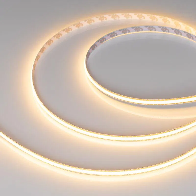 Лента светодиодная COB-X544-8mm 24В Warm 2700К 11Вт/м IP20 FreeCut свободная резка (уп.5м) Arlight 043413(1)