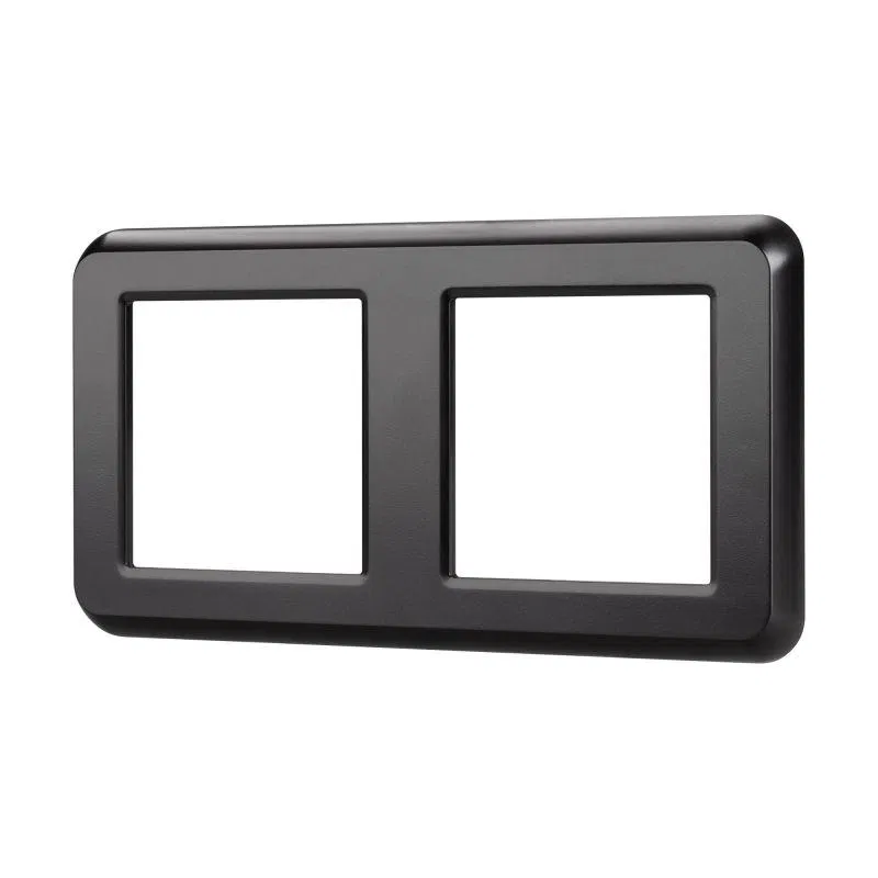 Рамка пластиковая FRM-VERSA-PL-2-BK Arlight 043778