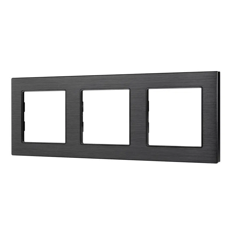 Рамка алюминиевая FRM-PRESTO-ALS-3-BK Arlight 043857