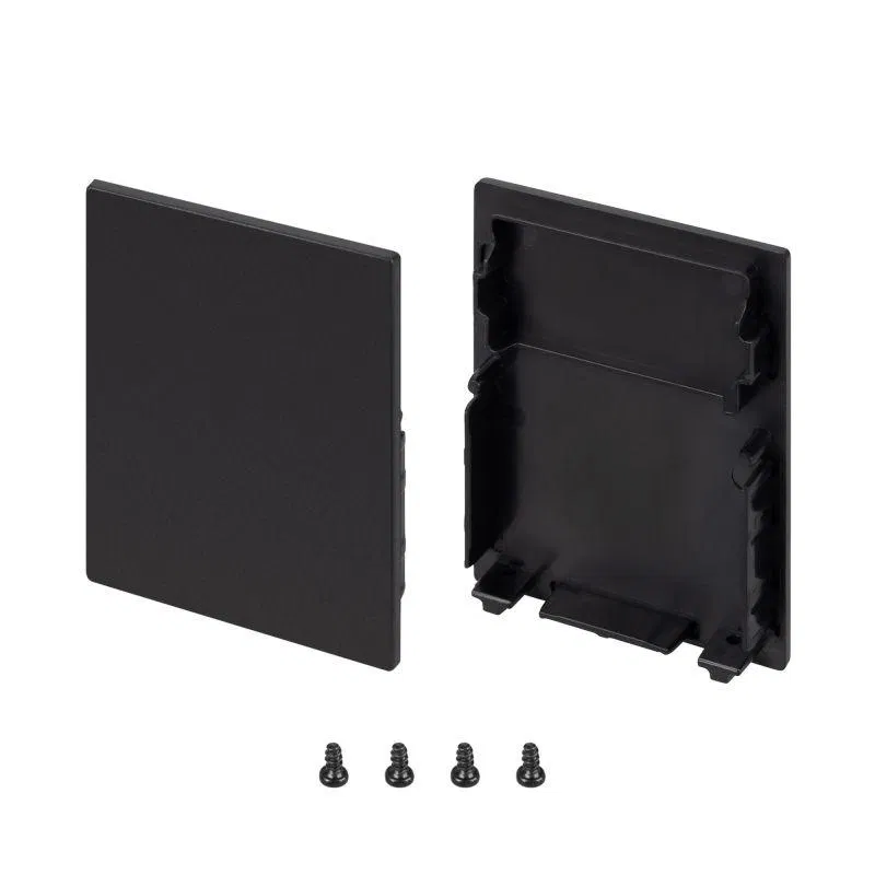 Заглушка SL-LINE-4050-3L-MIDDLE BLACK глухая пластик (комплект) Arlight 044676