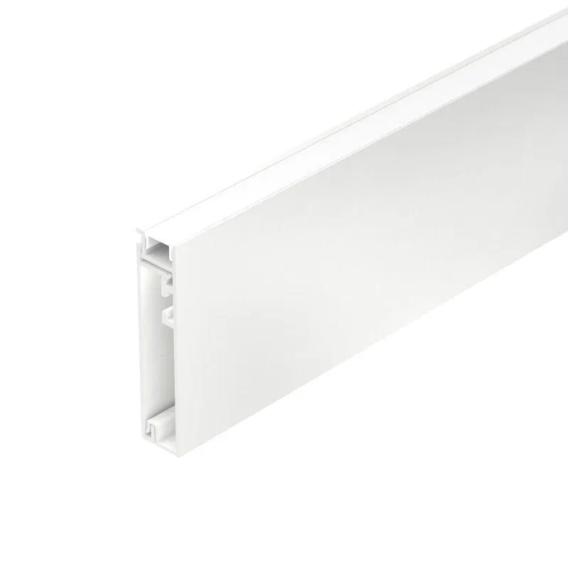 Профиль PLINTUS-H55-2000 WHITE L2000 алюм. Arlight 045445