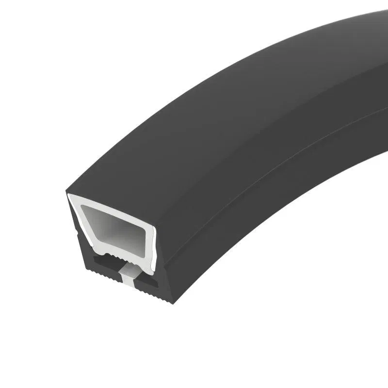 Профиль силиконовый WPH-FLEX-1616-TOP-S11-5m FULL BLACK силикон (уп.5м) Arlight 045774
