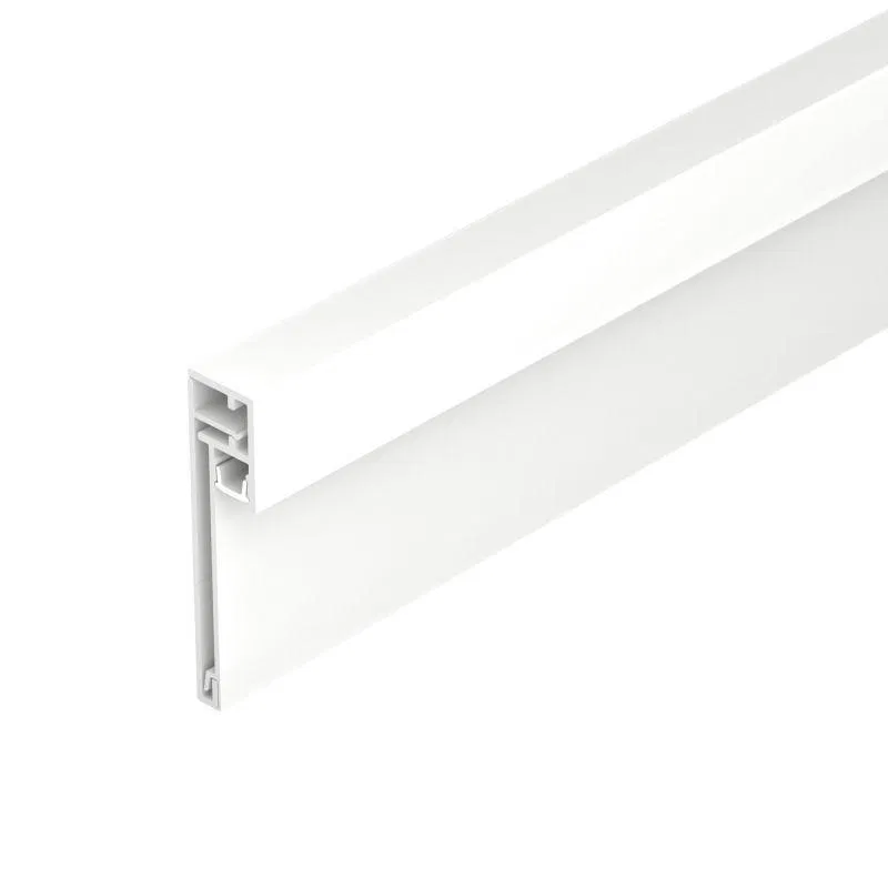 Профиль PLINTUS-H54B-2000 WHITE L2000 алюм. Arlight 046141