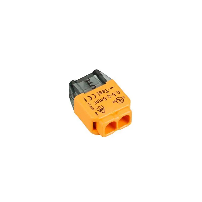 Connector terminal ARL-QCT-2WS2.5-32A plastic (pack 100pcs) Arlight 046185