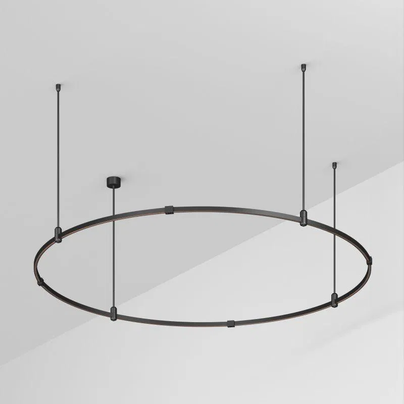 Трек ART-APRIORI-ROUND-ROD-400-R1500 BK IP20 метал. Arlight 048498