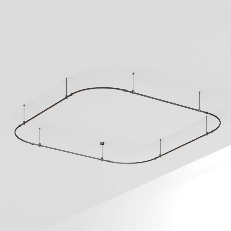 Трек ART-APRIORI-QUADRAT-SOFT-ROD-400-3500х3500 BK IP20 метал. Arlight 048518