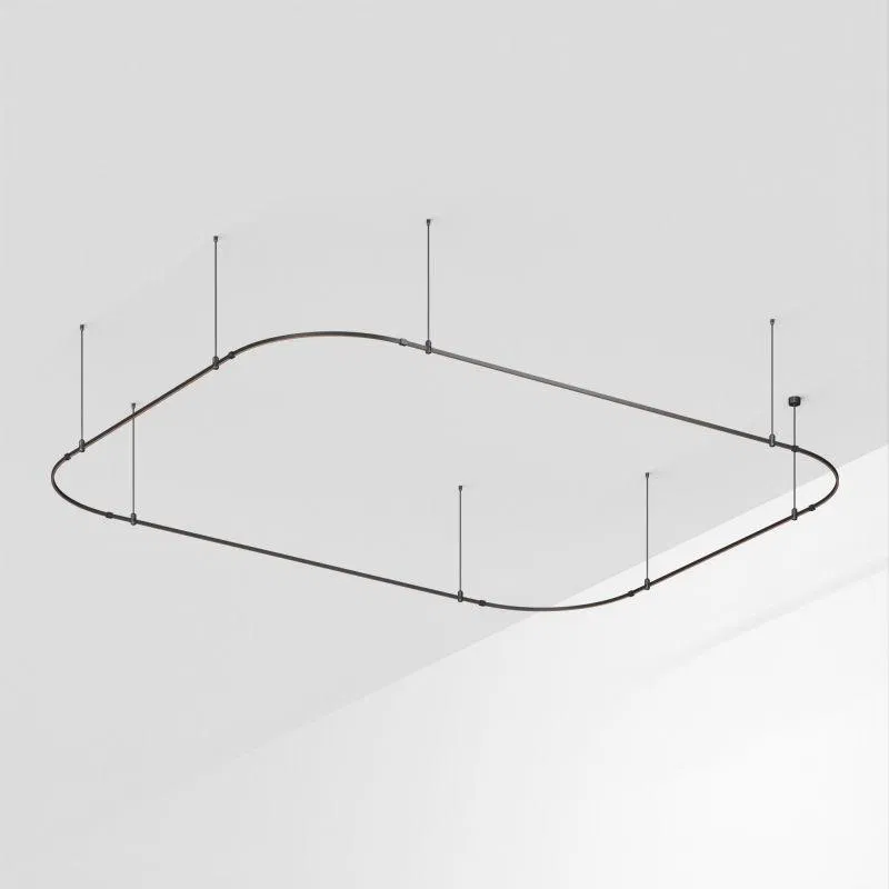 Трек ART-APRIORI-RECTANGLE-SOFT-ROD-800-4500х3500 BK IP20 метал. Arlight 048542