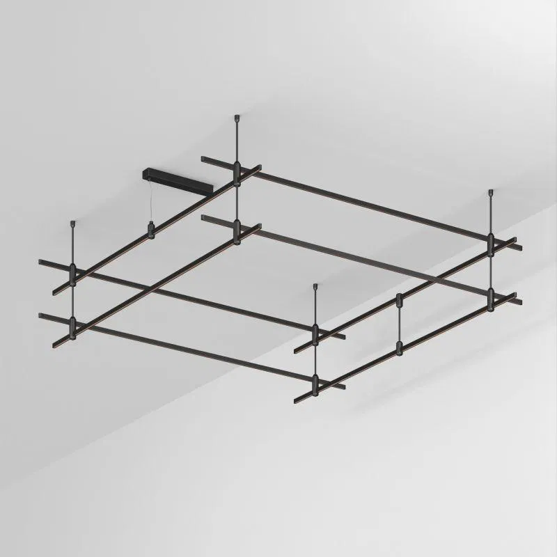 Трек ART-APRIORI-QUADRAT-2-ROD-400-2000х2000 BK IP20 метал. Arlight 048550