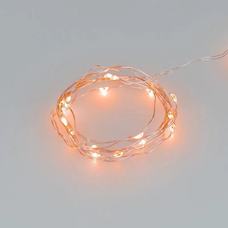 Гирлянда светодиодная ARD-DEW-HOME-2000-CLEAR-20LED-STD Orange 1.5V Battery Pack Cork IP20 Ardecoled 048693 Arlight