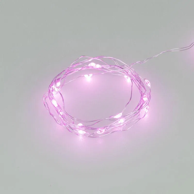 Гирлянда светодиодная ARD-DEW-HOME-2000-CLEAR-20LED-STD Purple 1.5V Battery Pack Cork IP20 Ardecoled 048697 Arlight