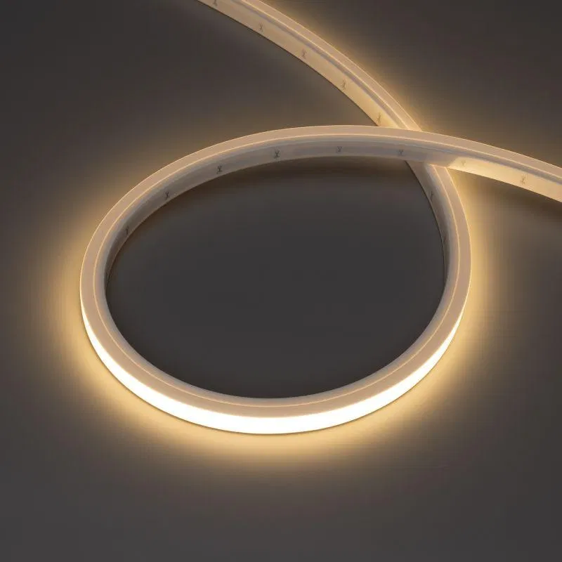 Лента светодиодная NOVA-TOP-PU-A120-16x15mm 24В Warm 3500К 10Вт/м IP68 wire x2 герметичная полиуретан (уп.5м) Arlight 049073