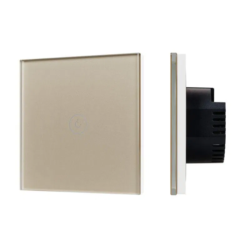 Touch switch SWT-OMALI-S01-ZB-GD (250V 10A Zigbee) glass Arlight 050037
