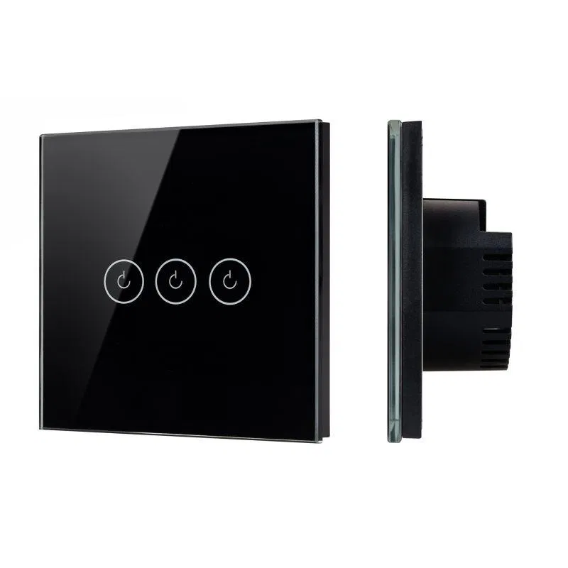Arlight 050046 SWT-OMALI-S03-ZB-BK 触摸开关 (250V 10A Zigbee) 玻璃