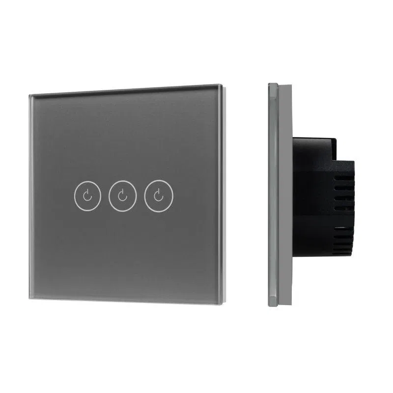Arlight 050047 SWT-OMALI-S03-ZB-GR 触摸开关 (250V 10A Zigbee) 玻璃
