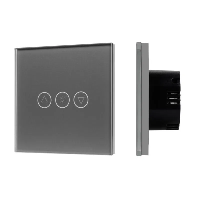 Zigbee 智能调光开关 SWT-OMALI-SD3-ZB-GR (250В 500Вт) 玻璃 Arlight 050063