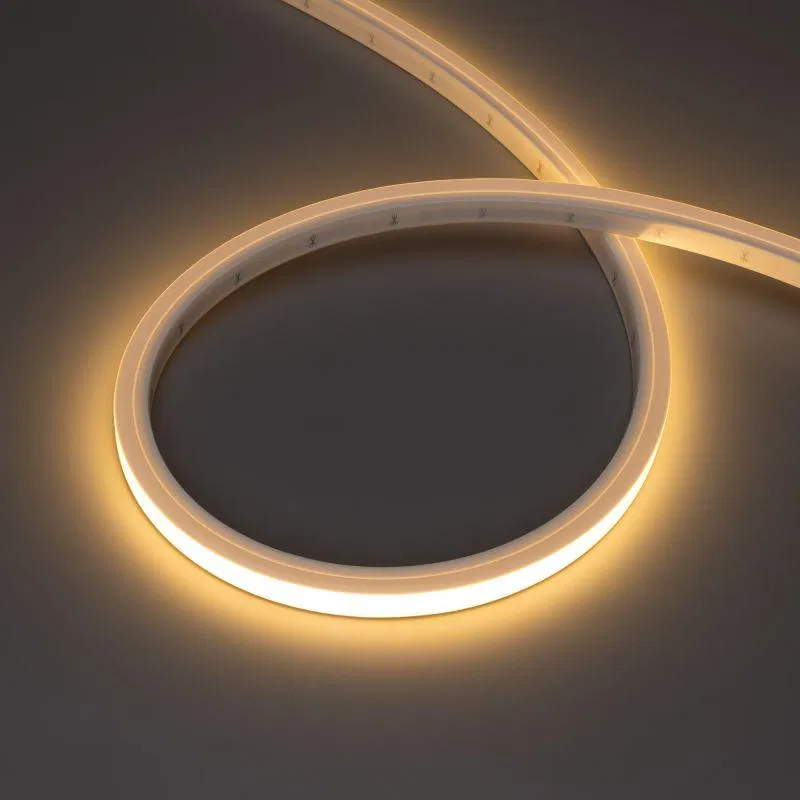 Лента светодиодная NOVA-TOP-PU-A120-16x15mm 24В Warm 2700К 10Вт/м IP68 wire x1 герметичная полиуретан (уп.1м) Arlight 050609