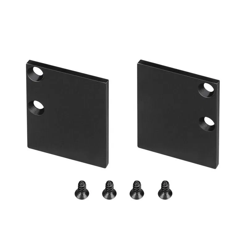 Комплект заглушек WALL-2228 BLACK металл Arlight 050651