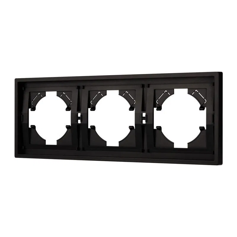 Рамка 3-м FRM-TENDO-PL-3-BK пластик. черн. Arlight 053844