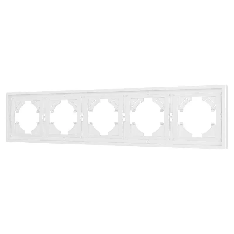 Рамка 5-м FRM-TENDO-PL-5-WH пластик. бел. Arlight 053851