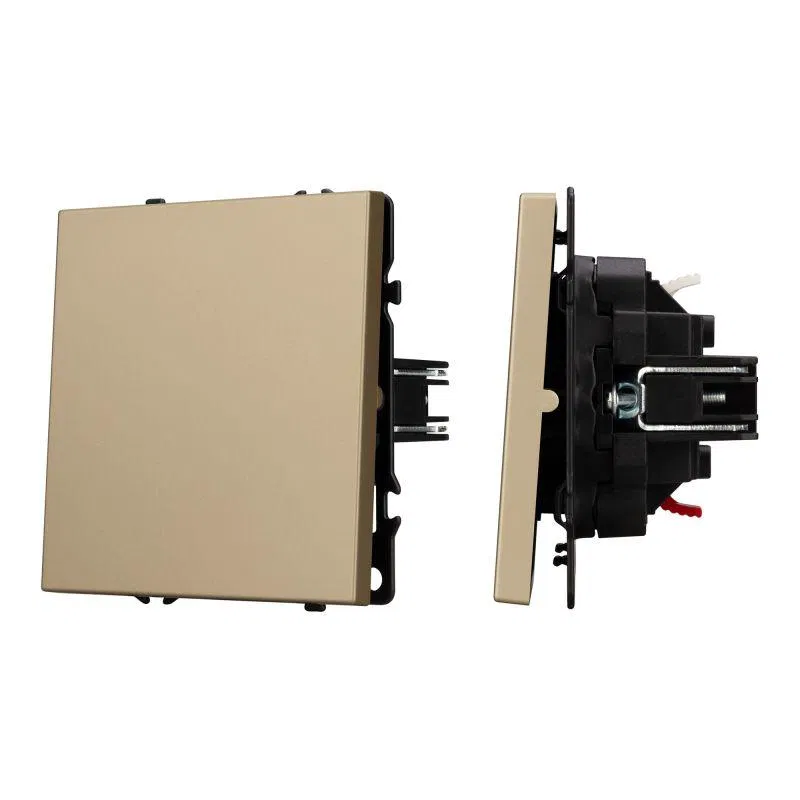 Выключатель ARL NOBE 1 кл софт-тач зол. песок SWT-MK01-SFPL-GD (250В 10А) Arlight 054244(1)